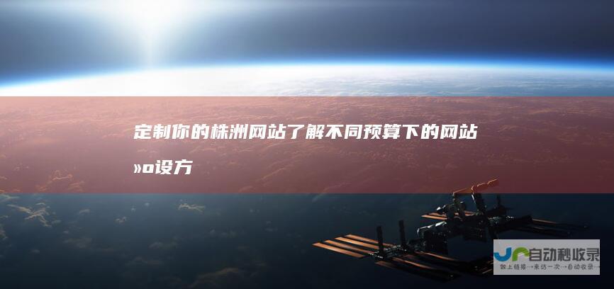 定制你的株洲网站：了解不同预算下的网站建设方案